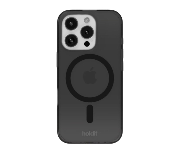 Holdit MagSafe Case iPhone 16 Pro Przezroczysty/ czarny - 1344045 - zdjęcie